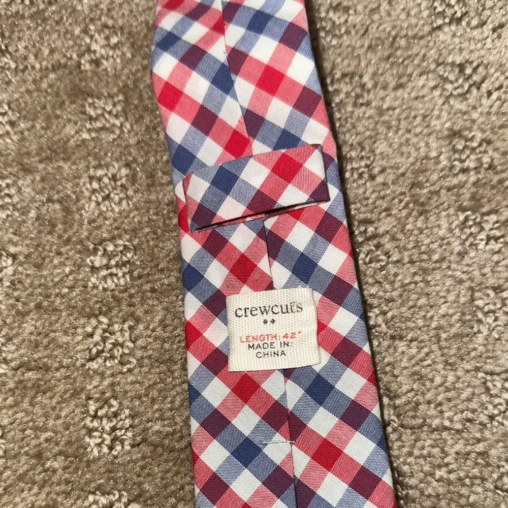 Crewcuts Vibrant Checkered Silk Tie
